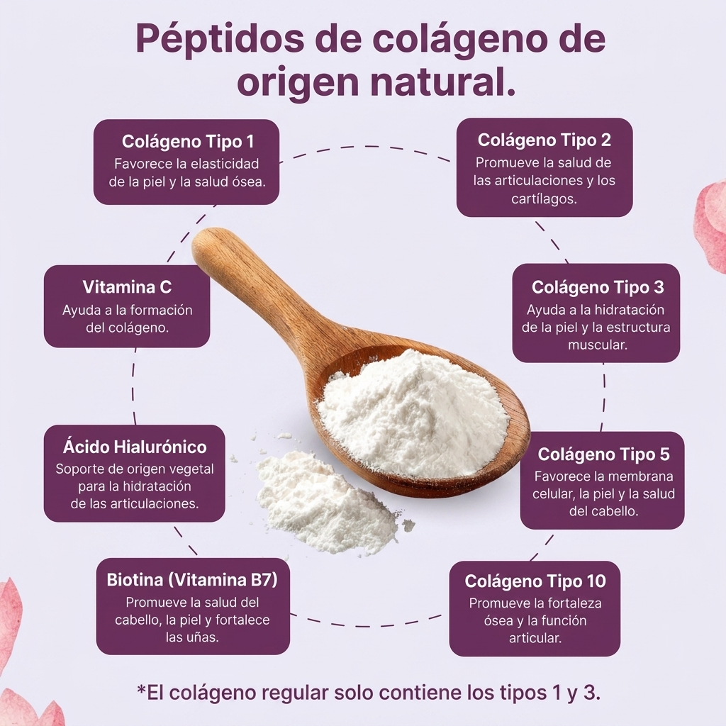 Colágeno Multi Péptidos en Polvo