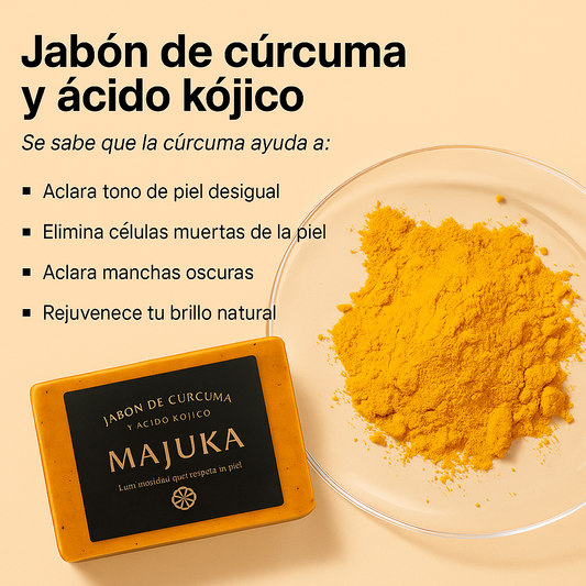 Jabónes de Curcuma + Bolsas Exfoliantes