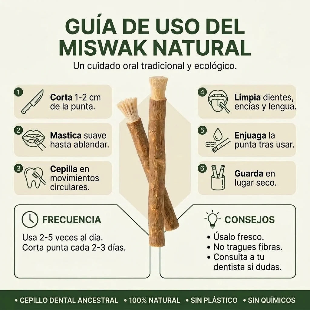 Miswak para una sonrisa más cuidada