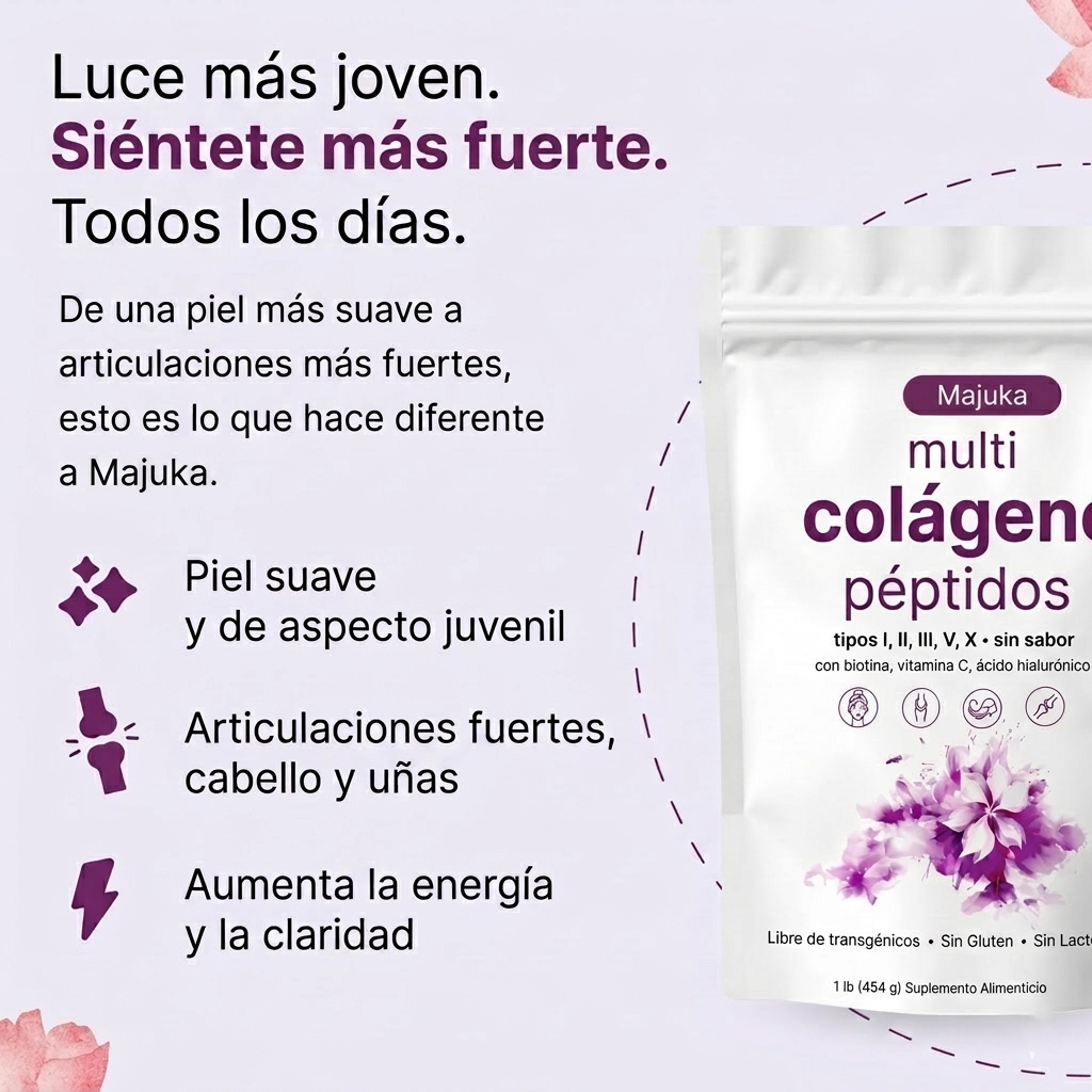 Colágeno Multi Péptidos en Polvo