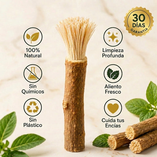 Cepillo natural para dientes más blancos