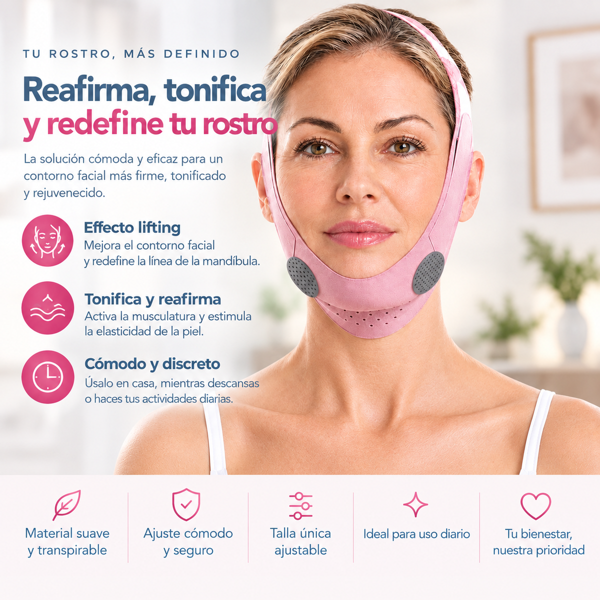 Banda de Lifting Facial Nocturno