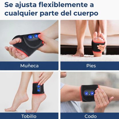 Muñequera de Luz roja para el túnel carpiano