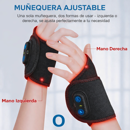 Muñequera de Luz roja para el túnel carpiano